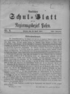 Amtliches Schulblatt für den Regierungsbezirk Posen 1918.04.20 Jg.1 Nr8