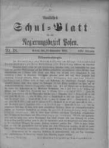 Amtliches Schulblatt für den Regierungsbezirk Posen 1918.09.20 Jg.1 Nr18