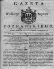 Gazeta Wielkiego Xięstwa Poznańskiego 1819.11.10 Nr90
