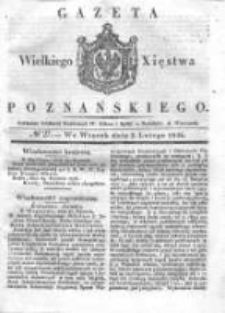 Gazeta Wielkiego Xięstwa Poznańskiego 1836.02.02 Nr27