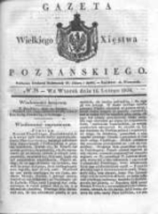 Gazeta Wielkiego Xięstwa Poznańskiego 1836.02.16 Nr39