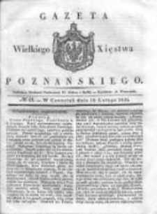 Gazeta Wielkiego Xięstwa Poznańskiego 1836.02.18 Nr41