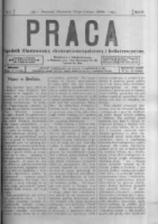 Praca: tygodnik illustrowany, ekonomiczno-społeczny i belletrystyczny dla wszystkich stanów. 1900.02.11 R.4 nr7