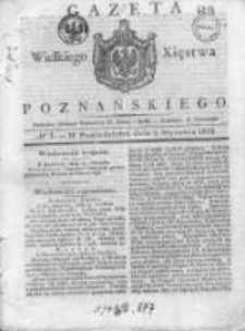 Gazeta Wielkiego Xięstwa Poznańskiego 1832.01.02 Nr1