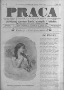 Praca: tygodnik dla wszystkich stanów, poświęcony sprawom handlu, przemysłu i rolnictwa. 1898.02.20 R.3 nr8