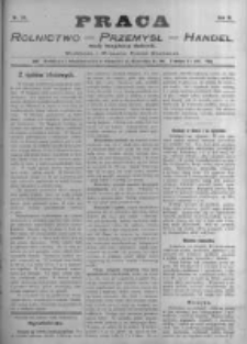 Praca: tygodnik illustrowany, ekonomiczno-społeczny i belletrystyczny dla wszystkich stanów. 1898.08.14 R.3 nr33