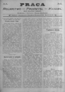 Praca: tygodnik illustrowany, ekonomiczno-społeczny i belletrystyczny dla wszystkich stanów. 1898.10.30 R.3 nr44