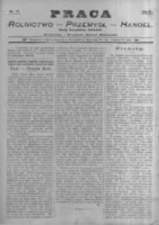 Praca: tygodnik illustrowany, ekonomiczno-społeczny i belletrystyczny dla wszystkich stanów. 1898.11.20 R.3 nr47