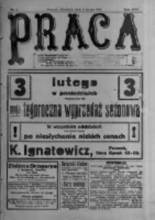 Praca: tygodnik polityczny i literacki, illustrowany. 1913.02.02 R.17 nr5