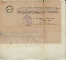 Rejestracja Polskiego Związku Łowieckiego w Warszawie