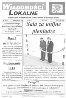 Wiadomości Lokalne 2006 R.6 Nr10(91)