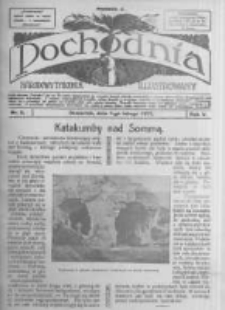 Pochodnia. Narodowy Tygodnik Illustrowany. 1917.02.01 R.5 nr5
