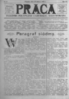 Praca: tygodnik polityczny i literacki, illustrowany. 1908.03.29 R.12 nr13