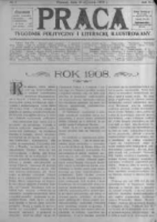 Praca: tygodnik polityczny i literacki, illustrowany. 1909.01.10 R.13 nr2