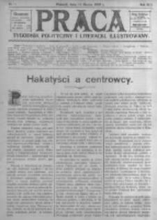 Praca: tygodnik polityczny i literacki, illustrowany. 1909.03.14 R.13 nr11