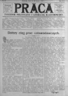 Praca: tygodnik polityczny i literacki, illustrowany. 1909.04.25 R.13 nr17