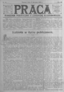 Praca: tygodnik polityczny i literacki, illustrowany. 1909.08.15 R.13 nr33