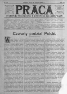Praca: tygodnik polityczny i literacki, illustrowany. 1909.08.29 R.13 nr35