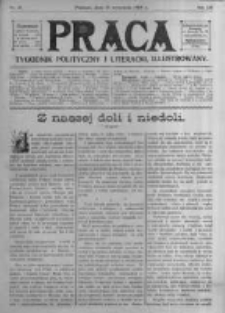 Praca: tygodnik polityczny i literacki, illustrowany. 1909.09.19 R.13 nr38