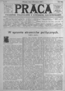 Praca: tygodnik polityczny i literacki, illustrowany. 1909.04.04 R.13 nr14