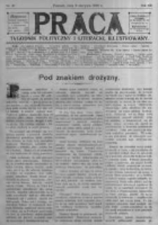 Praca: tygodnik polityczny i literacki, illustrowany. 1909.08.08 R.13 nr32