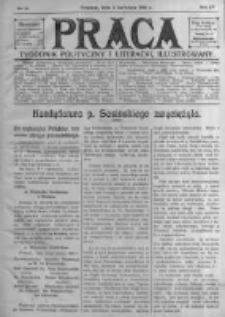 Praca: tygodnik polityczny i literacki, illustrowany. 1910.04.03 R.14 nr14