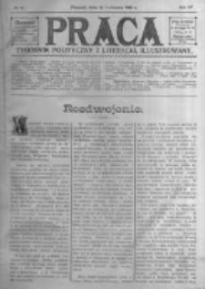 Praca: tygodnik polityczny i literacki, illustrowany. 1910.04.10 R.14 nr15