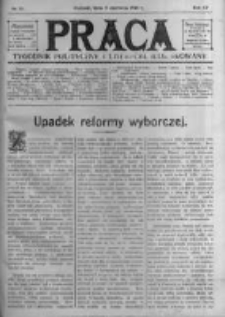 Praca: tygodnik polityczny i literacki, illustrowany. 1910.06.05 R.14 nr23