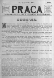 Praca: tygodnik polityczny i literacki, illustrowany. 1910.07.15 R.14 nr29