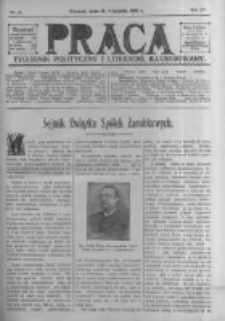 Praca: tygodnik polityczny i literacki, illustrowany. 1910.09.18 R.14 nr38