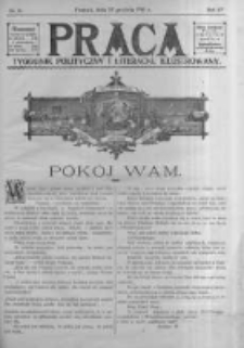 Praca: tygodnik polityczny i literacki, illustrowany. 1910.12.25 R.14 nr52