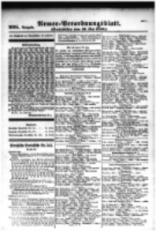 Armee-Verordnungsblatt. Verlustlisten 1916.05.31 Ausgabe 998