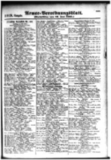 Armee-Verordnungsblatt. Verlustlisten 1916.06.19 Ausgabe 1019