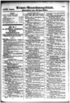 Armee-Verordnungsblatt. Verlustlisten 1916.06.22 Ausgabe 1023