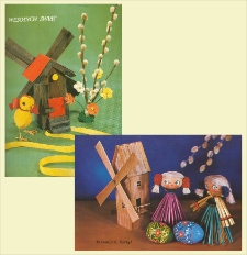 Wizerunek wiatraków na Pocztówkach Okolicznościowych, Listownikach, Kopertach ; Image of windmills on Notelets, Letterheads, Envelopes