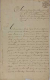 Taryffa Fumalis B[ono]rum Venerabilis Congregationis Gostinensis Deprompta. In Costen A[nn]o 1775 [tyt. z noty dors.]