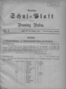Amtliches Schul-Blatt für die Provinz Posen 1910.01.20 Jg.43 Nr2