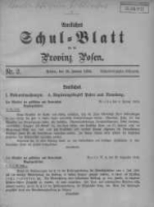 Amtliches Schul-Blatt f&uuml;r die Provinz Posen 1915.01.20 Jg.48 Nr2