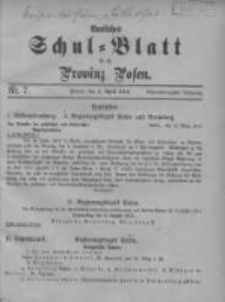 Amtliches Schul-Blatt f&uuml;r die Provinz Posen 1915.04.05 Jg.48 Nr7