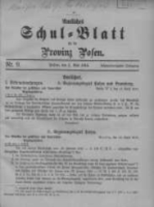 Amtliches Schul-Blatt f&uuml;r die Provinz Posen 1915.05.05 Jg.48 Nr9