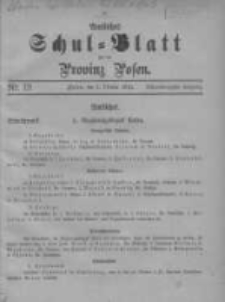 Amtliches Schul-Blatt für die Provinz Posen 1915.10.05 Jg.48 Nr19