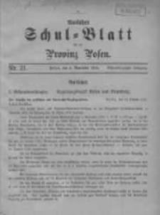 Amtliches Schul-Blatt f&uuml;r die Provinz Posen 1915.11.05 Jg.48 Nr21