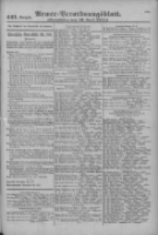 Armee-Verordnungsblatt. Verlustlisten 1915.04.10 Ausgabe 443