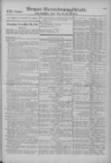 Armee-Verordnungsblatt. Verlustlisten 1915.04.15 Ausgabe 451