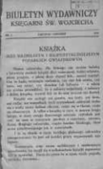 Biuletyn Wydawniczy Księgarni św. Wojciecha 1926 listopad/grudzień R.1 Nr5