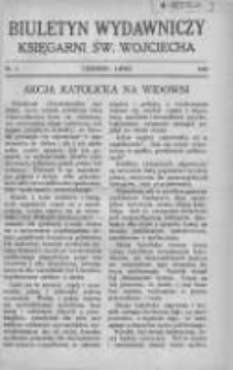 Biuletyn Wydawniczy Księgarni św. Wojciecha 1930 czerwiec/lipiec Nr3