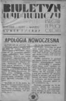 Biuletyn Wydawniczy Księgarni św. Wojciecha 1937 styczeń/marzec Nr1
