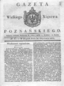 Gazeta Wielkiego Xięstwa Poznańskiego 1831.01.21 Nr17