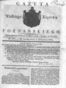 Gazeta Wielkiego Xięstwa Poznańskiego 1831.08.03 Nr177