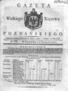 Gazeta Wielkiego Xięstwa Poznańskiego 1831.08.05 Nr179
